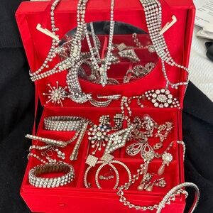 Vintage Rhinestone Jewelry Lot